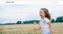 Desktop Screenshot of lifelinecare.no